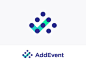 A + Check mark + Calendar logo concept for AddEvent by Vadim Carazan