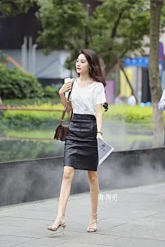 成都街拍：图1微胖引人侧目，图4甜美可人，图8是个好女孩儿！_百度