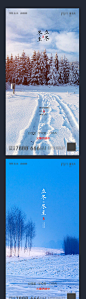 【源文件下载】 海报 房地产 二十四节气 冬至 立冬 雪 森林 225970