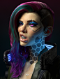 Cyberpunk Girl, J Hill : Love the aesthetic and vibe of Cyberpunk 2077 so I made my own Cyberpunk Girl