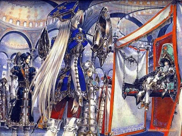 【贴图】《圣魔之血 Trinity Blood》小说插画（巴洛克吸血鬼）_月上梢头吧_百度贴吧-花瓣网