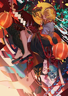阴阳师手游 般若 同人图 插画 壁纸 | 般若 | 半次元-第一中文COS绘画小说社区