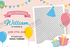 卡通创意节日装饰 【酷图网】矢量,创意,卡通,装饰,喜庆节日,节日装饰,气球,彩带,儿童节,儿童装饰,照片墙,照片背景,彩色,贺卡背景