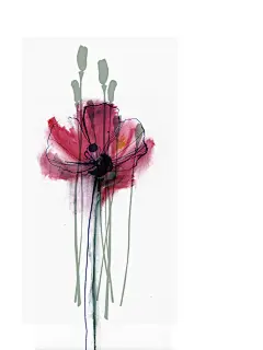 【花卉插画系列图集下载】创意叶子草本花卉绘画/抽象植物绘画临摹作品/水彩iPad手绘作品