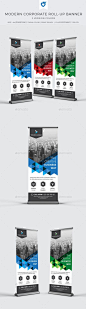 Modern Corporate Roll-up Banner Template #design Download: http://graphicriver.net/item/modern-corporate-rollup-banner/11109517?ref=ksioks: 