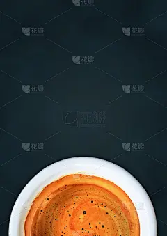 浓缩咖啡杯的黑板与文字空间