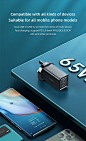 25.74US $ 39% OFF|MCDODO UK GaN 65W Quick Charge 4.0 3.0 USB C PD Portable Charger with 3 USB Ports for Android Samsung Fast Charger|Mobile Phone Chargers|   - AliExpress : Smarter Shopping, Better Living!  Aliexpress.com
