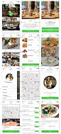 2Bite UI Kit 餐饮app模板 美食订餐H5网页界面设计模版 psd格式-淘宝网