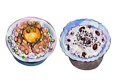 美食插画 I by - 插画师 Laura Manfre ​​​​