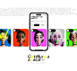 human face avatar nft 3D Digital Art  Character design  ILLUSTRATION 
