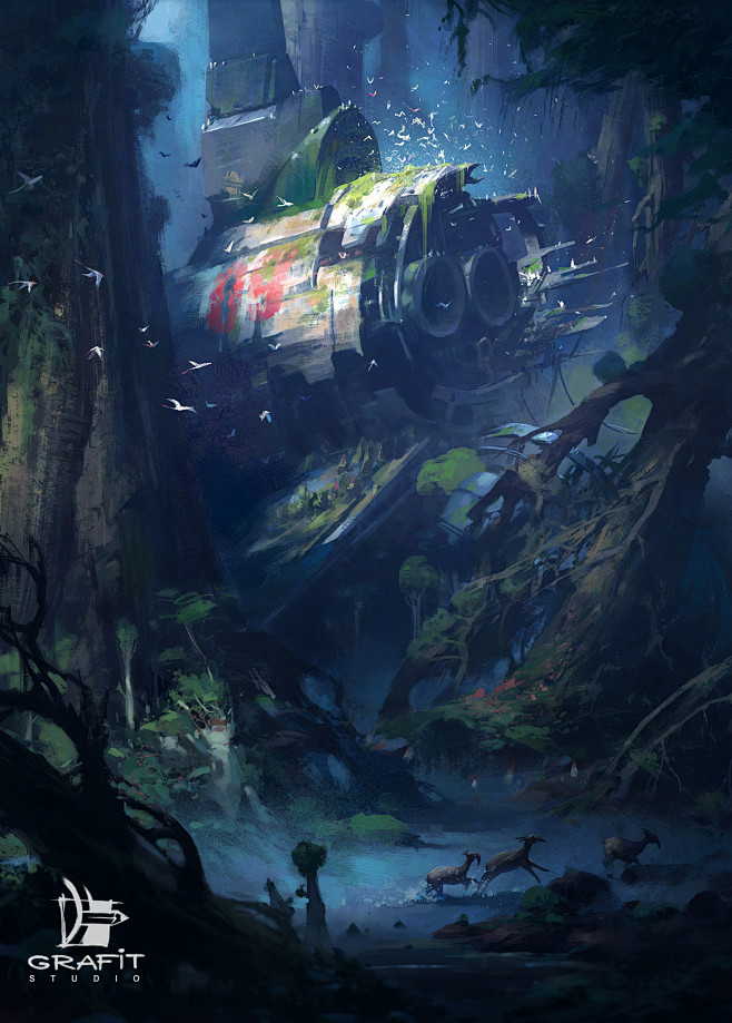 Forest shipwreck , G...