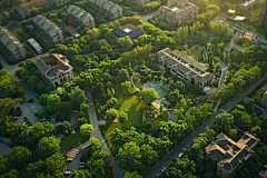 小区楼盘环境案例设计效果图
