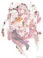 绘画参考 画师こうてい（twi：u_emper）绘制作品 ​​​​