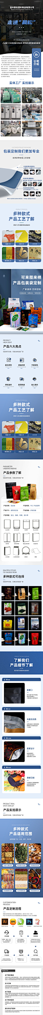 食品袋。包装袋详情页