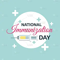 免疫日保健运动海报，病媒插图