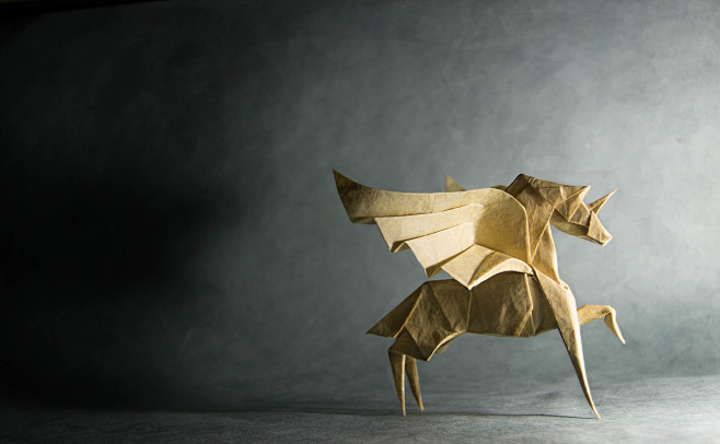 Оригами, бумага, кон...