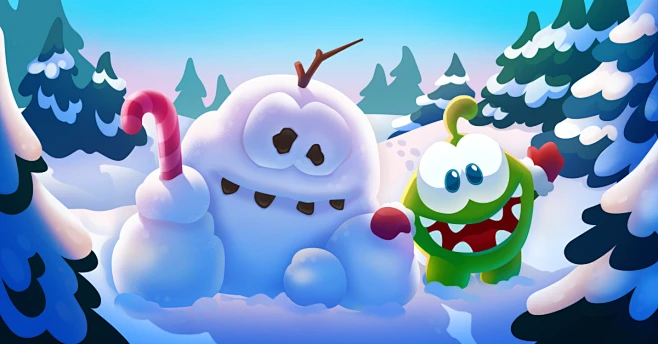 Cut the Rope promo art-花瓣网