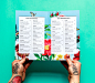 Batinse Menu by Deux & Quatre