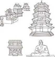 成都景点手绘_百度图片搜索