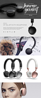 Photive HF1 Bluetooth Headphone Graphic Work : Photive HF1 Bluetooth Headphone Graphic Work including packaging, thumbnail images and product description image for Amazon.com