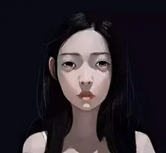 #手绘##插画##女生头像#来自艺术家Joanne Nam 的一组女生人像插画，画风细腻唯美，更有种莫名的伤感。你们看呢？