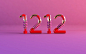 1212数字,1212,1212立体字,立体数字,双12数字,双十二数字,C4D数字,倒计时,倒计时数字, _双12采下来 #率叶插件，让花瓣网更好用#