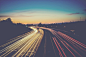 Free stock photo of sky, lights, freeway, long-exposure