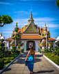 Outside of Wat Arun