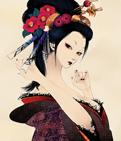 ○谢敏李升采集到插画