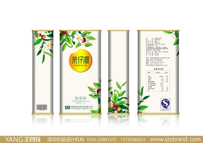 【索米亚有机亚麻籽油 食用油标签设计 香...