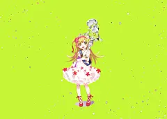 SHAFT四十周年展MADOGATARI总选举第一名，忍野忍 官推公开了纪念绘。
然后，纪念绘居然是低清不行，我马上到官网扣元素
4、5图高清小忍