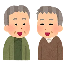 老年人 老年生活 聊天的老人 吃饭的 打球的 唱歌 泡温泉 测体温 开门关门 洗澡的 老人 卡通 插画 免扣 素材 手绘 png4