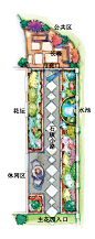 狭长庭院设计解决方案-私家花园图库-豪宅别墅-地产中国网