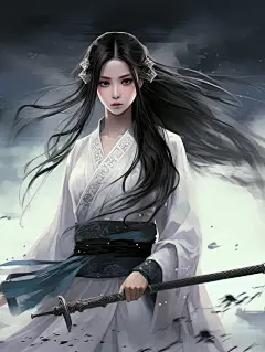 江湖侠女 | 舞剑少女壁纸 古装美女动漫头像