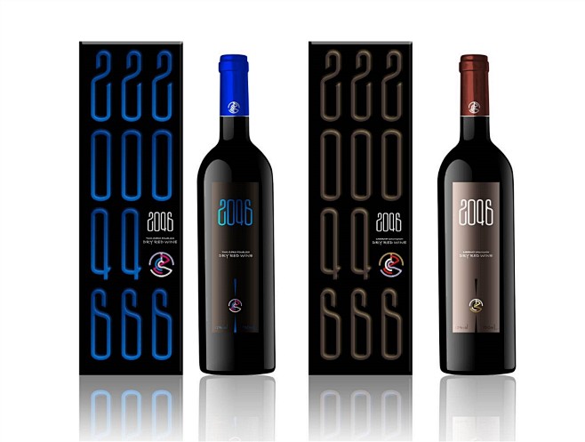 2046未来密码红酒品牌全案开发，红酒包...