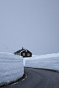 雪墙，特罗斯蒂根，挪威