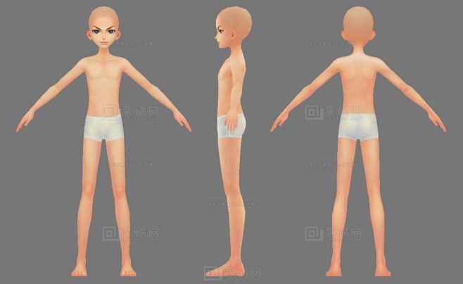 男孩裸模裸体男孩子男人体光头男孩子综合模型蛮蜗网