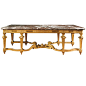18th Century Louis XIV Large Giltwood Console Table