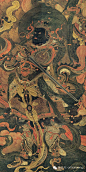 北京西郊，翠微山南麓，有座「法海寺」。寺内壁画，以「光彩炳耀」著称，技法上采用「沥粉堆金 叠晕烘染」的绘法，层层叠染或晕染，或依次而淡，或依次而浓，有些部位叠晕烘染达七层之多。王伯敏在《中国绘画史》中说：「法海寺壁画，虽是15世纪中期的作品，但可以同敦煌的宋元壁画媲美。