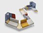 Corals Seating System  http://www.archiproducts.com/en/news/52439/corals-a-new-perspective-for-office-space.html    See our collection of:  25 Modular Office Seating Systems  http://vurni.com/office-modular-office-seating/