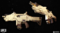 Apex Legends - Hemlok Legendaries - "The Glorious One", "Lost Queen", Kevin Neal : I was tasked with creating "The Glorious One" and "Lost Queen" Legendaries.  Base gun geo was done by another artist while I created