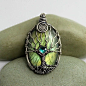 Labradorite tree of life pendant Natural by DreamingTreesJewelry. Absolutely beautiful!: 