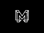M monogram symbol