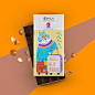 chocolate color design ILLUSTRATION  package Packaging tiger