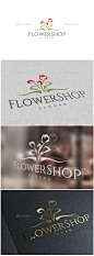 花店的标志——自然标志模板Flower Shop Logo - Nature Logo Templates植物、装修、装饰,花,花,花,花园,礼物,草,自然,植物,商店,婚礼 botanic, decoration, decorative, floral, flower, flowers, garden, gift, herb, nature, plant, shop, wedding