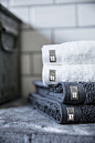 Terry Towels in gray and white. Urban Collective, Lexington Company