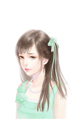 沐·撒采集到现代女免扣立绘