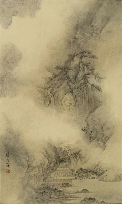 花间晓梦采集到画-山水