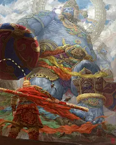 著名插画师们笔下的暗黑《西游记》插画100张，绝对震撼你的眼球