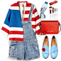 #redwhiteandblue #patriotic #4thofjuly #white @polyvore @polyvore-editorial